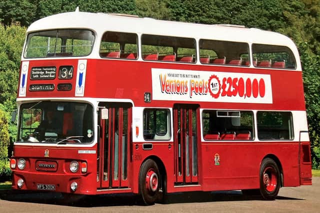 1972 Leyland Atlantean WFS 300 K, cover star of Heritage: Edinburgh's Preserved Buses