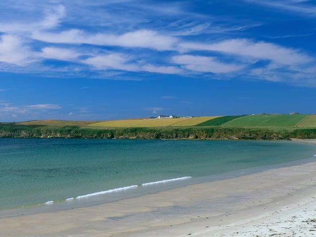 Neil James Anderson's favourite is the fourth largest island in the Orkneys, where the main village of St Margaret's Hope is named after Margaret, Maid of Norway and heir to the Scottish throne, who died there.