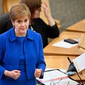 Nicola Sturgeon has been inconsistent over the Covid restrictions and now her government wants to extend emergency powers months before they are due to run out (Picture: Jeff J Mitchell/Getty Images)