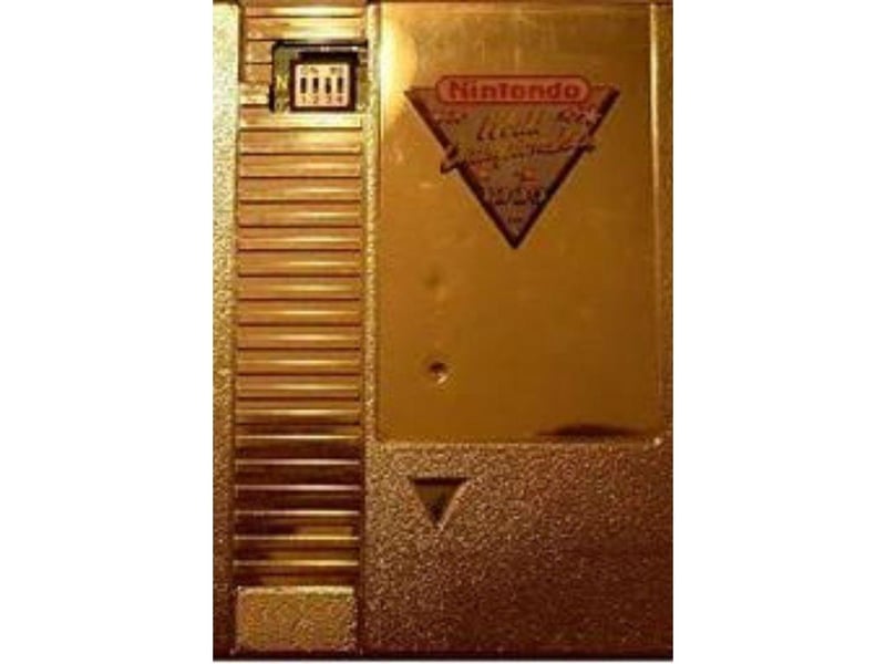At £233,338, the 1990 game Nintendo World Championships is the most valuable vintage video game currently available that isn't a special production copy. Created as part of a promotional US-wide Nintendo competition, this prized collectible is highly desirable. If you were able to get your hands on a copy, you would find a selection of three adapted minigames based on Tetris, Super Mario Bros. and Rad Racer, made especially for the 1990 Nintendo Championships.