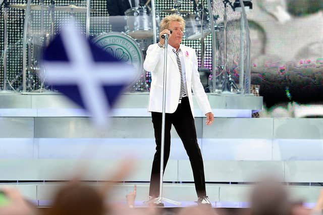 Blond tips, Scottish roots - Rod Stewart's dad hailed from Leith