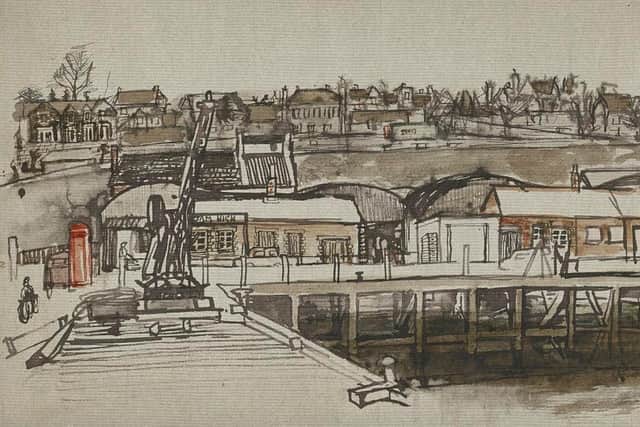 Arbroath Harbour, by Joan Eardley