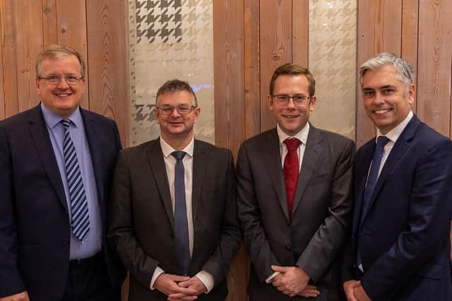 David Alexander, Graham Rolfe, Shaun Buchan, Danny McArthur of Hardies Property & Construction Consultants.