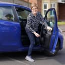 Former Scottish first minister Nicola Sturgeon arrives home in Uddingston, Glasgow after a driving lesson. Picture: Andrew Milligan/PA Wire