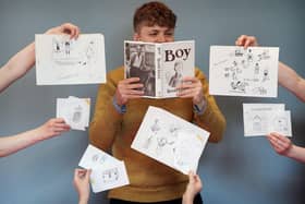 The sketches were produced by Roald Dahl in black ballpoint pen for Boy, which was published in 1984. Picture: Stewart Attwood Photography/Lyon and Turnbull