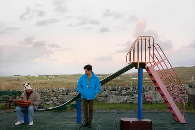 The characters played by Vikash Bhai and Amir El-Masry forge a friendship on a remote Scottish island in Limbo.