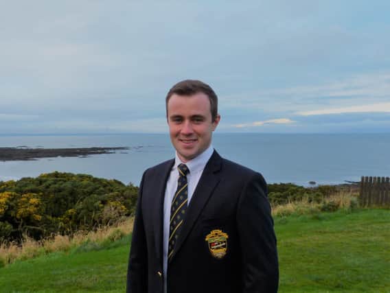 Max Baillie has been appointed as the new Crail Golfing Society captain at just 27. Picture: Crail Golfing Society