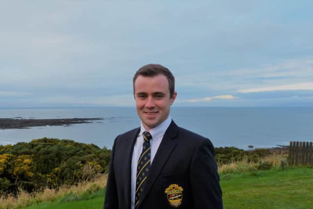 Max Baillie has been appointed as the new Crail Golfing Society captain at just 27. Picture: Crail Golfing Society