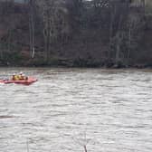 Lifeboat charity warns public to be vigilant after being called out to help a dog in a river