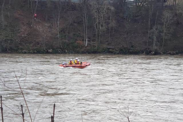 Lifeboat charity warns public to be vigilant after being called out to help a dog in a river