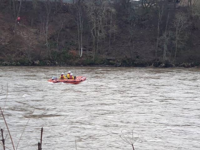 Lifeboat charity warns public to be vigilant after being called out to help a dog in a river