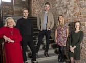 Linda Shiells (ops manager), Matt Hinton, David Sutherland, Hannah Cromwell, Claire Gillespie. Picture: Jeff Holmes