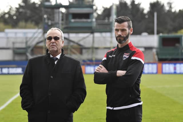 Ross County chairman Roy MacGregor and Kettlewell back in 2019.