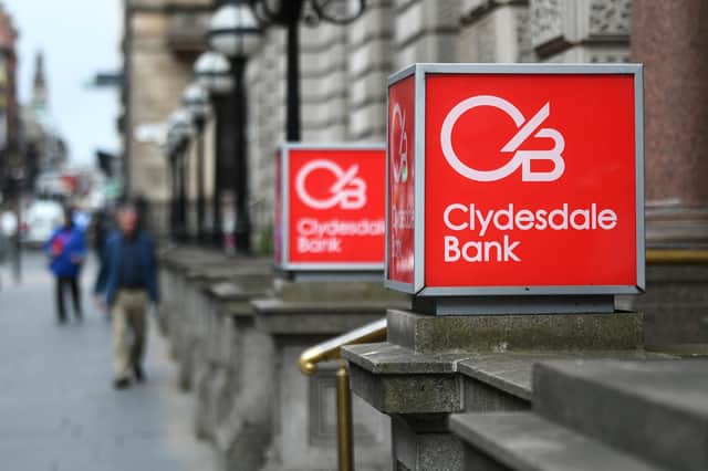 Clydesdale and Yorkshire bank group CYBG was formed in 2016 after NAB divested its UK operations and was then renamed Virgin Money after a £1.6 billion takeover of Sir Richard Branson's banking group. Picture: John Devlin