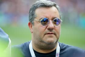 World reknowned football agent Mino Raiola remains alive but in a serious condition in hospital amid false reports of his death. (Photo by Alexander Hassenstein/Getty Images)