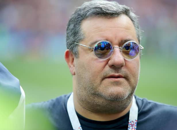 World reknowned football agent Mino Raiola remains alive but in a serious condition in hospital amid false reports of his death. (Photo by Alexander Hassenstein/Getty Images)