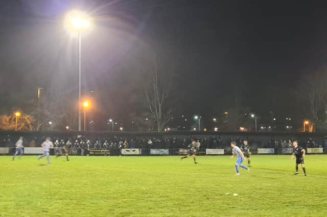 There was a crowd of 294 at Penicuik Park of the visit of Newtongrange Star