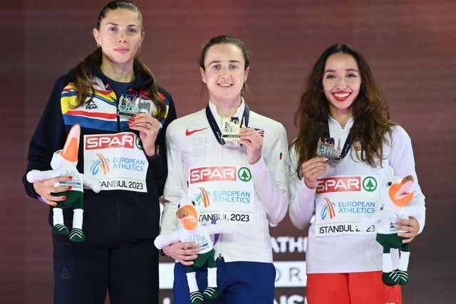 Another record broken in Istanbul in 2023 - winning the European Indoor 1,500m final saw her become the first athlete to win five medals at the event.