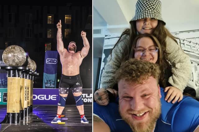Tom Stoltman is the first Scotsman to win the World's Strongest Man competition picture: Twitter and Tom Stoltman