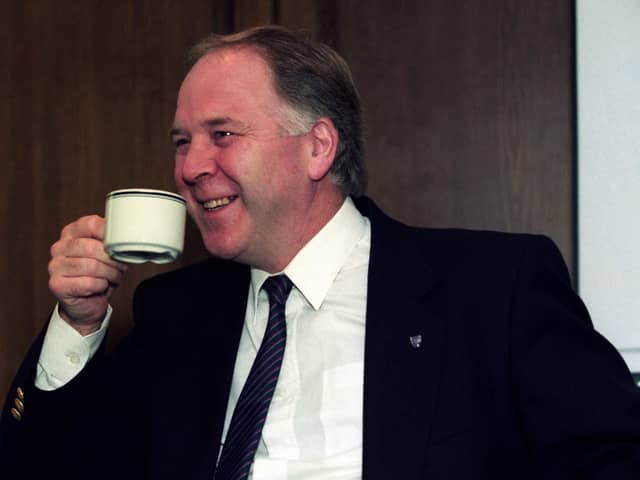 Craig Brown in November 1993, shortly before taking over as Scotland manager