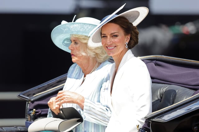 The Duchess of Cornwall and the Duchess of Cambridge attend.
