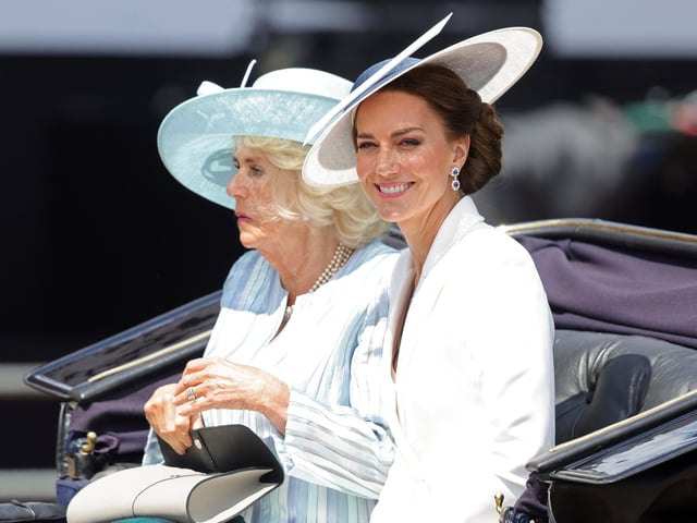The Duchess of Cornwall and the Duchess of Cambridge attend.