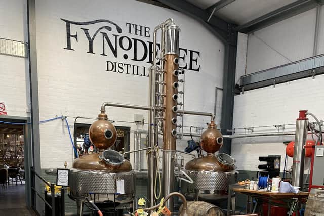 The Fynoderee Distillery in the northern port and resort of Ramsey is named for the half-man, half-goat mythical Manx creature. Pic: Fiona Laing