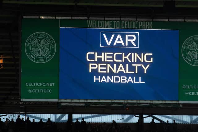 VAR has helped referees get 98 per cent of the big decisions correct since its introduction. (Photo by Craig Foy / SNS Group)
