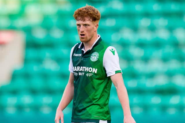 Simon Murray in action for Hibernian in July 2018. Pic: SNS Group Ross Parker