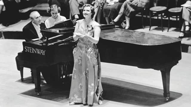 Bruno Walter and Kathleen Ferrier in the first Edinburgh International Festival in 1947