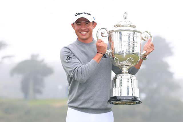 Collin Morikawa's PGA Championship title defence at Kiawah Island in May will mark the start of the new policy. Picture: Tom Pennington/Getty Images.