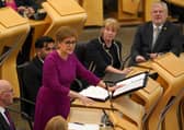 Reacting to the news on Twitter, Nicola Sturgeon said those who called on her government to replicate the tax cut should “be reflecting this morning”.