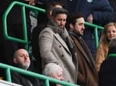 Suspended Hibs manager Lee Johnson was forced to watch from the stand as his team lost 3-1 to Motherwell at Easter Road. Photo by Craig Foy / SNS Group