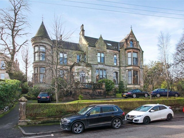 What is it? A characterful two-bedroom flat occupying the ground floor of a 19th-Century villa, with the notable advantage of having its own private main-door entrance.