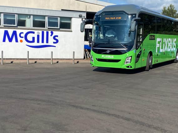 McGill's is pairing up with Flixbus to provide the company's first ever long-distance journey from Scotland to London (Photo: Flixbus).