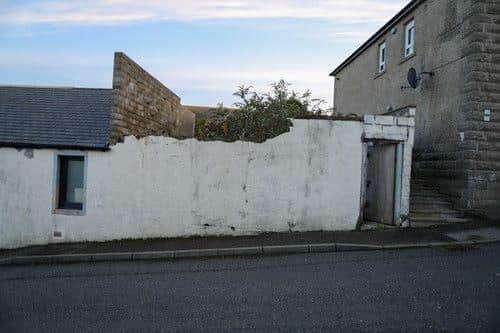 The next door property can be redeveloped.