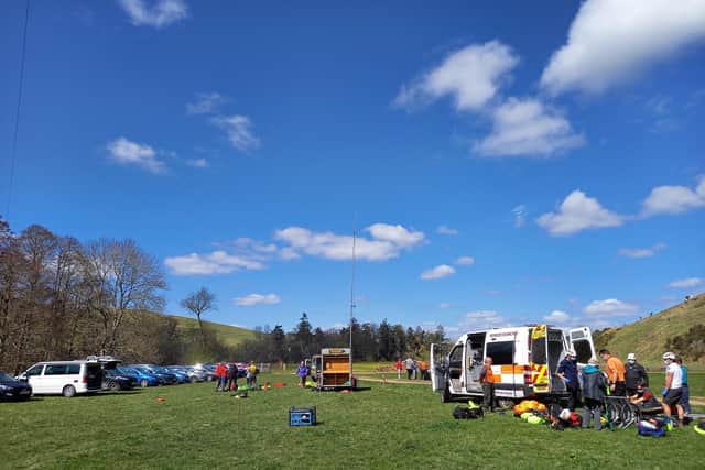 Borders Search and Rescue Unit team training (Photo: BSARU).