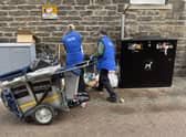 clean team in action on Rose Street.