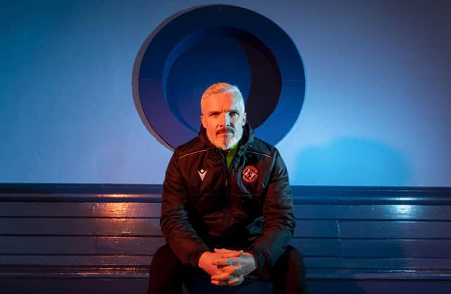 Jim Goodwin met the media on Thursday after being appointed Dundee United manager earlier in the week.
