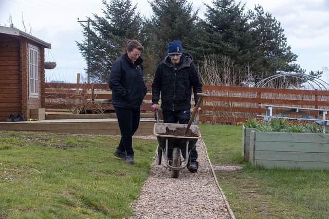 Work was carried out at Longside Allotment