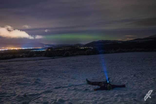 Sit Back, Relax and Enjoy The Show by Ronan Dugan, featuring a display of the Northern Lights. PIC: Ronan Dugan.