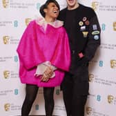 West Side Story star Ariana DeBose and The King's Man star Harris Dickinson, who are contenders to be named the next star of the future at the Bafta awards in March. They have been nominated alongside, No Time To Die's Lashana Lynch, A Quiet Place's Millicent Simmonds, and Kodi Smit-McPhee, whose recent credits include starring in Jane Campion's The Power of The Dog, for the EE Rising Star Award. Photo: Tom Dymond/PA Wire