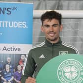 Celtic's Matt O'Riley was speaking to promote the launch of Celtic's walking football programme in collaboration with Parkinson's UK and Glasgow Life at Toryglen Regional Football Centre. (Photo by Craig Foy / SNS Group)