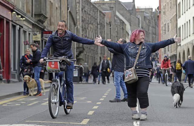 Edinburgh will close some streets as part of an action plan to improve active travel provision in the city.