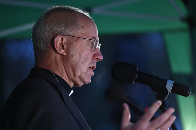 Archbishop of Canterbury Justin Welby said politicians should treat opponents as human beings (Picture: Henry Nicholls/AFP)