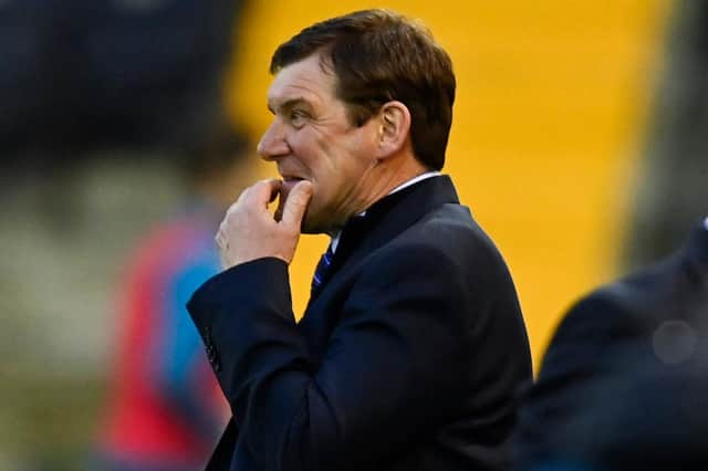 Kilmarnock manager Tommy Wright - not concerned about future  (Photo by Rob Casey / SNS Group)