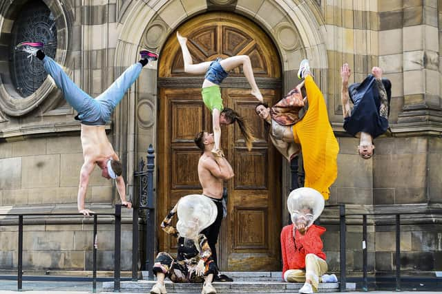 Ukrainian and Czech circus artists performed at the McEwan Hall during last year's Fringe. Picture: Lisa Ferguson