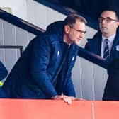 Dundee managing director John Nelms, left, will be absent as manager Mark McGhee searches for his first win as manager.