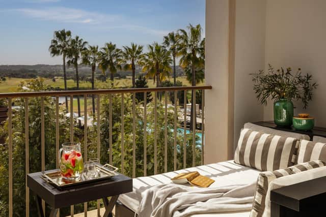Golf View Suite balcony at Anantara Vilamoura Algarve Resort