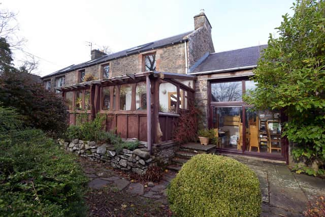 The Steading, in the Scottish Borders, was the family home of acclaimed sculptor and furniture-maker Tim Stead, who died in 2000. Picture: Alan Dimmick